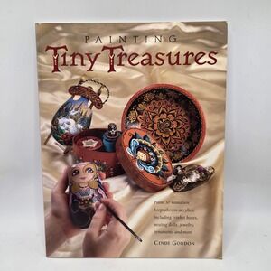 North‎ Light Books Painting Tiny Treasures Cindi Gordon Acrylic Miniature Art